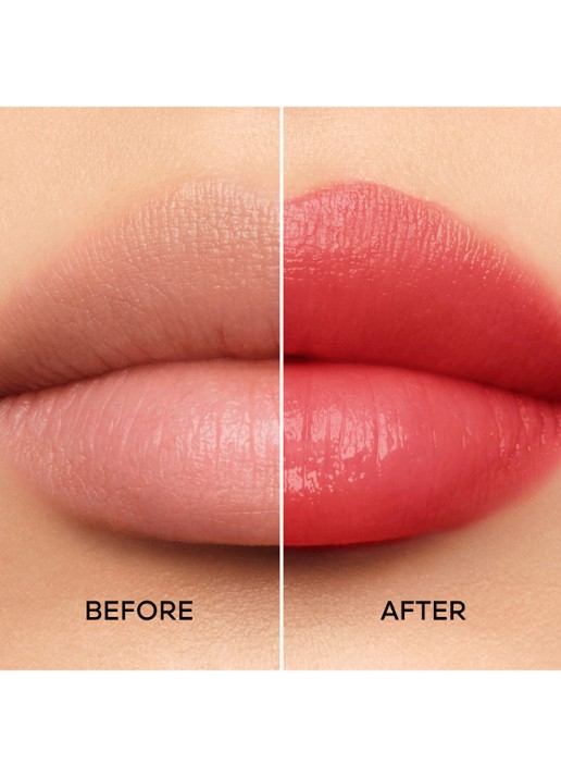 Guerlain Kiss Kiss Bee Glow - getinte lippenbalsem - detail 5 775 poppy glow