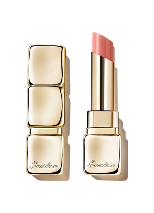 Guerlain Kiss Kiss Bee Glow - getinte lippenbalsem - voorkant bloss/kiss