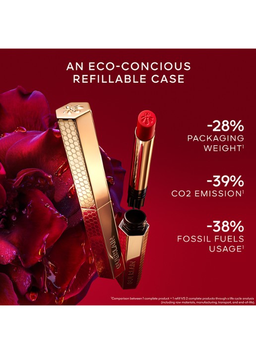Guerlain KissKiss Honey-Infused Intense Lipstick - Refill - detail 4 599 red aster