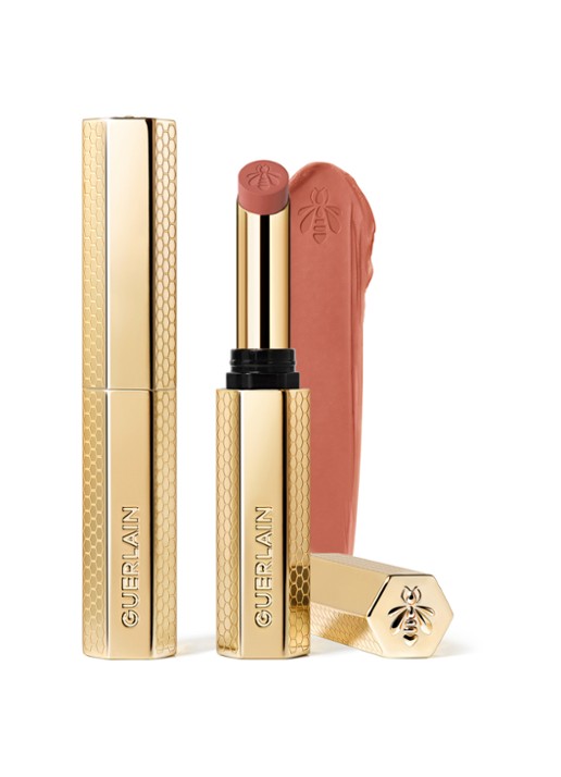 Guerlain KissKiss Honey-Infused Intense Lipstick - voorkant 6 168 blooming lily