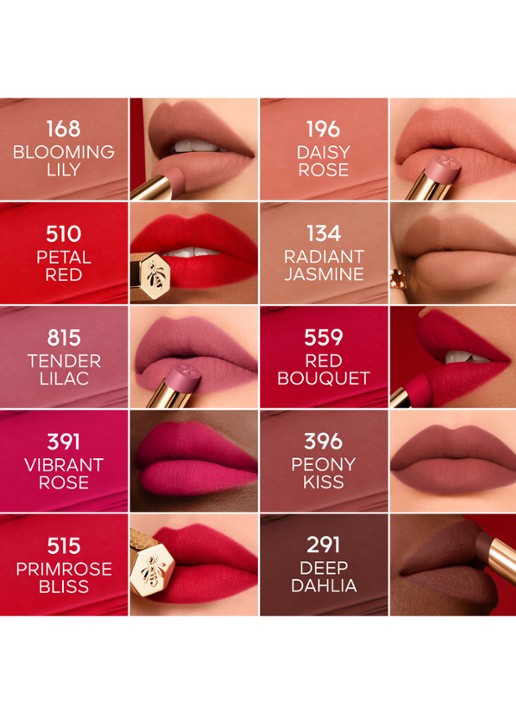 Guerlain KissKiss Honey-Infused Intense Lipstick - detail 4 357 sweet cosmos