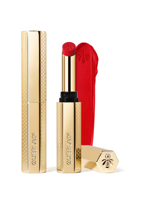 Guerlain KissKiss Honey-Infused Intense Lipstick - voorkant 510 petal red