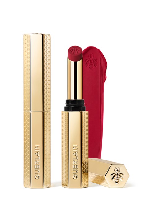 Guerlain KissKiss Honey-Infused Intense Lipstick - voorkant 6 520 pure hibiscus