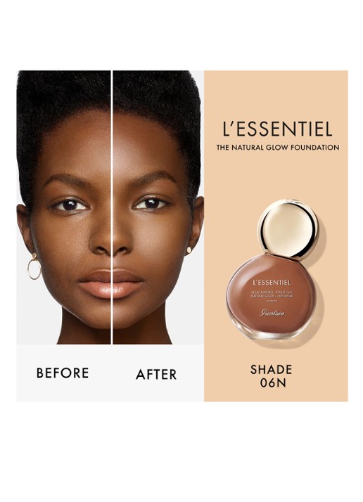 Guerlain L'Essentiel Natural Glow SPF 20 Foundation - detail 6 06n very deep