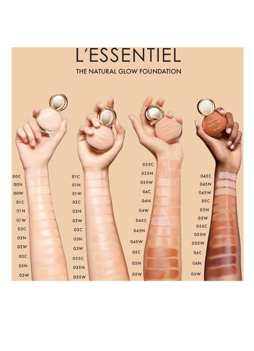 Guerlain L'Essentiel Natural Glow SPF 20 Foundation - detail 4 02w light warm
