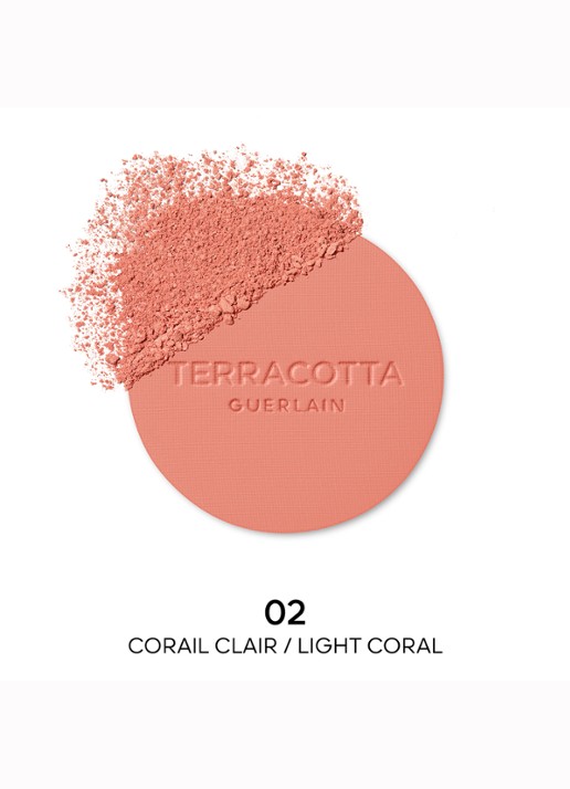 Guerlain Terracotta Blush - blush - voorkant 7 02 – corail clair / light coral