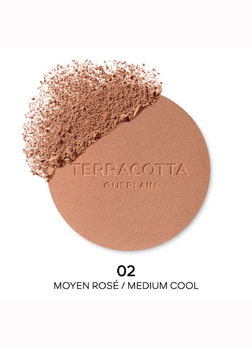 Guerlain Terracotta Powder - bronzer - voorkant 7 02 moyen rosé / medium cool