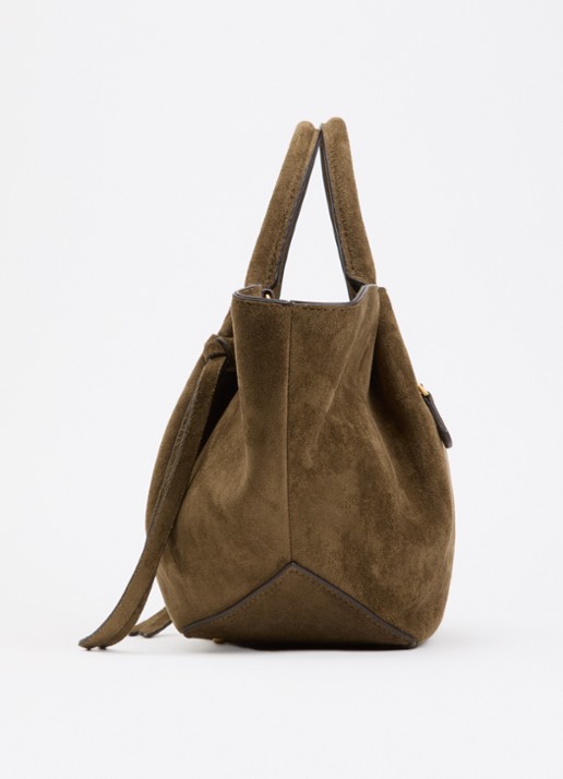 GUESS Allegra Girlfriend handtas met afneembare schouderriem  - detail 3 mosgroen