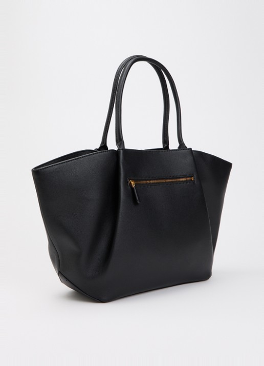 GUESS Allegra Girlfriend shopper met logo - achterkant zwart
