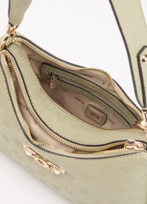 GUESS Anise schoudertas met print - detail 3 lindegroen