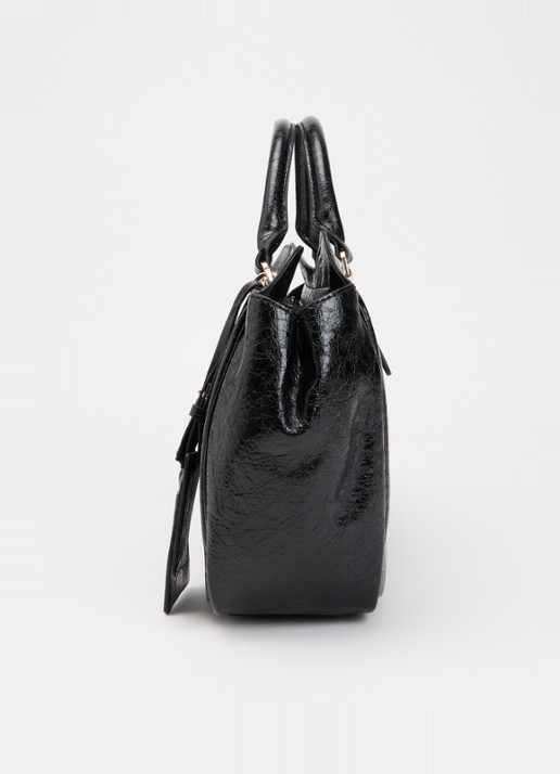 GUESS Antonia handtas met afneembare schouderriem - detail 3 zwart