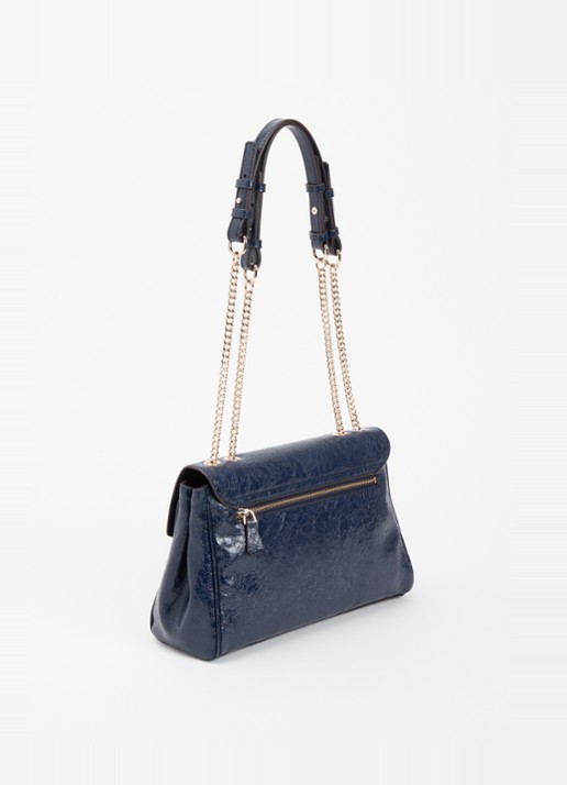 GUESS Antonia schoudertas van imitatieleer  - achterkant 5 blauw
