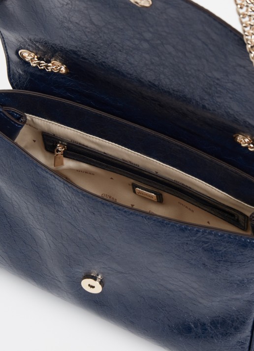 GUESS Antonia schoudertas van imitatieleer  - detail 2 blauw