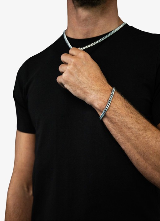 GUESS Armband JUMB06104JWSTS  - voorkant 3 zilver