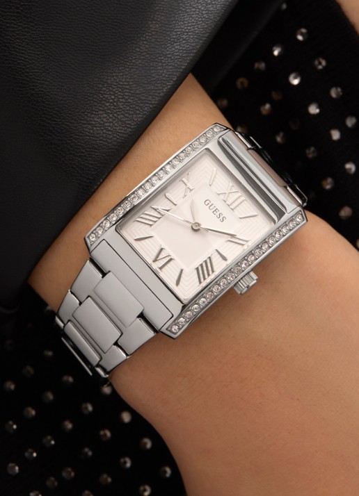 GUESS Bonnie horloge GW0874L1 - detail zilver