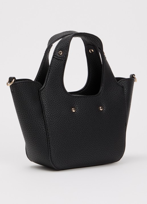 GUESS Calista Mini crossbodytas met uitneembaar etui - achterkant 7 zwart