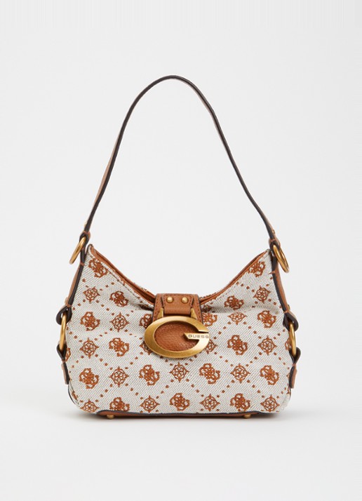 GUESS Camden Mini schoudertas met logoprint