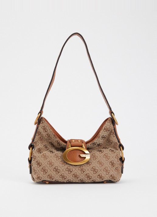 GUESS Camden Mini schoudertas met logoprint