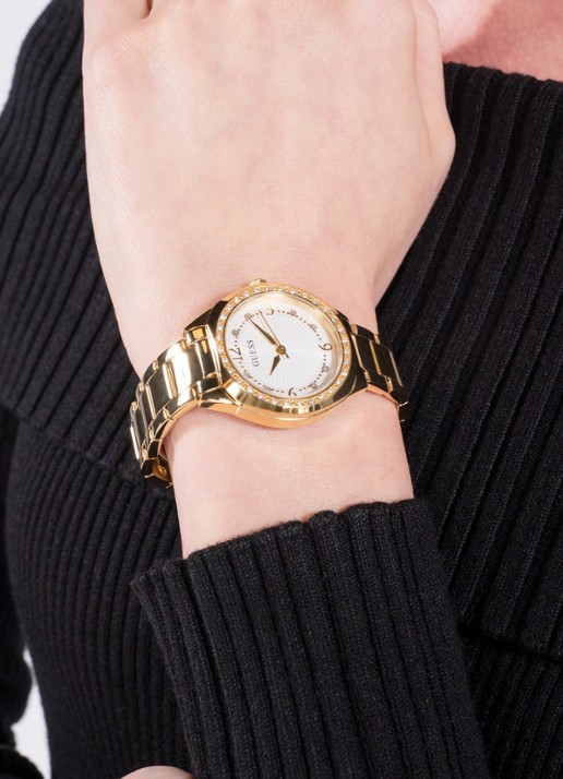 GUESS Charlotte horloge GW0767L2 - voorkant 5 goud