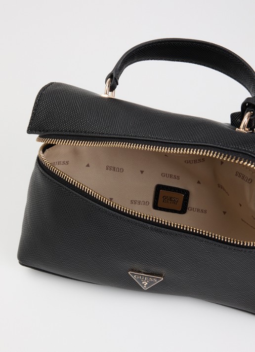 GUESS Danielle Canister handtas met afneembare schouderriem - detail 2 zwart