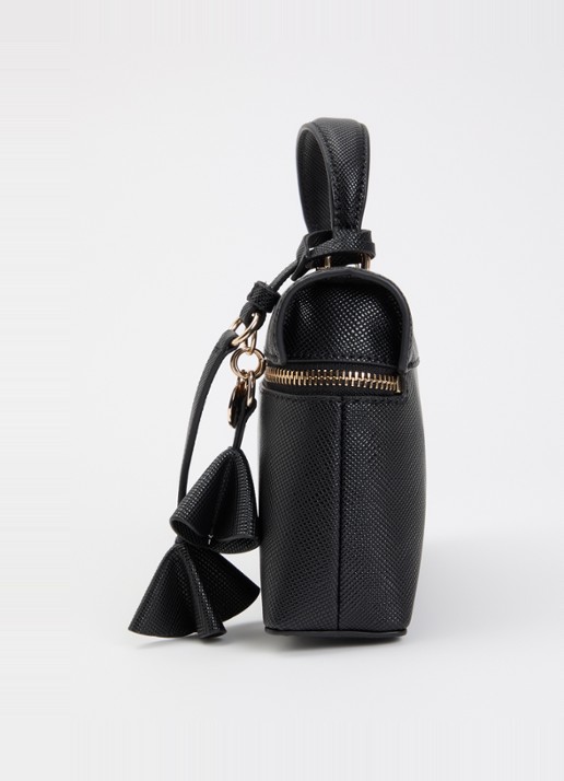 GUESS Danielle Canister handtas met afneembare schouderriem - detail 3 zwart