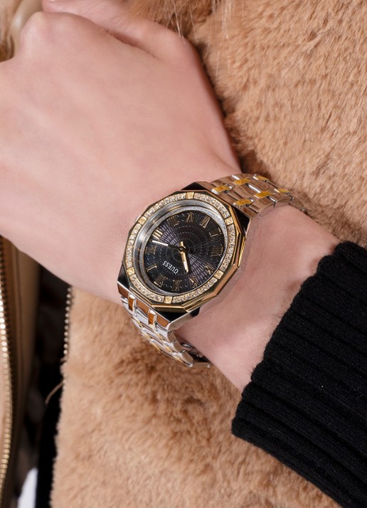 GUESS Desire horloge GW0770L4  - voorkant 2 zilver