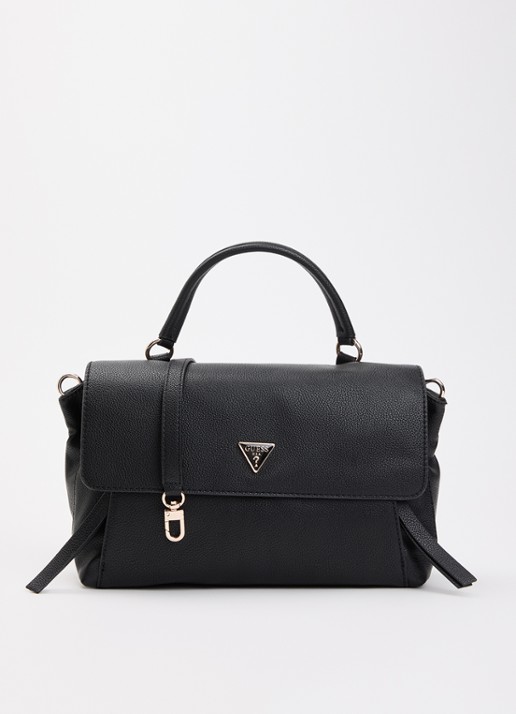 GUESS Devon handtas met logo en afneembare schouderriem