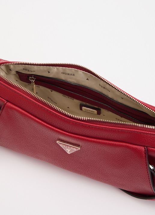 GUESS Devon Mini crossbodytas met verstelbare schouderriem - detail 3 rood