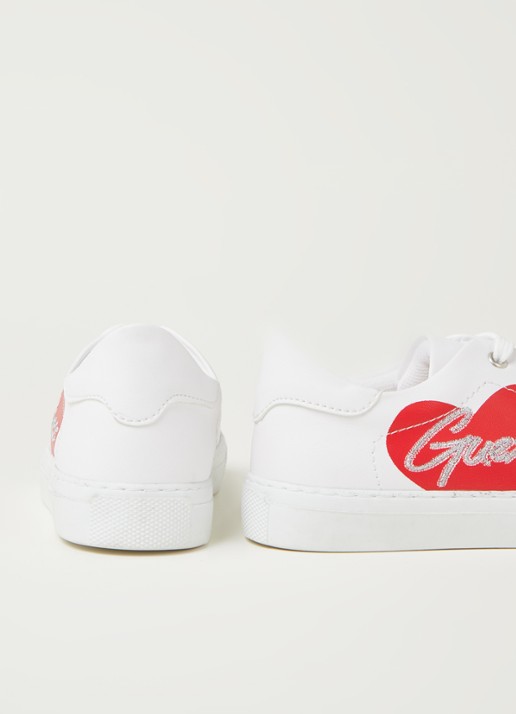 GUESS Ellie sneaker met logo - detail 3 wit