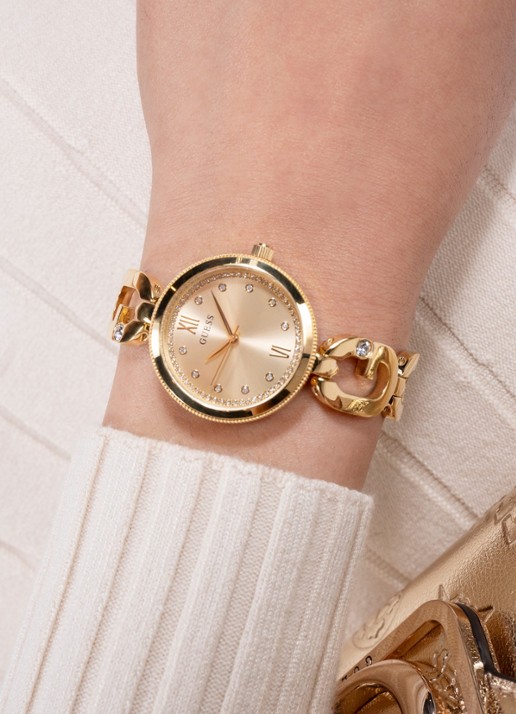 GUESS Empower horloge GW0759L2 - detail 3 goud