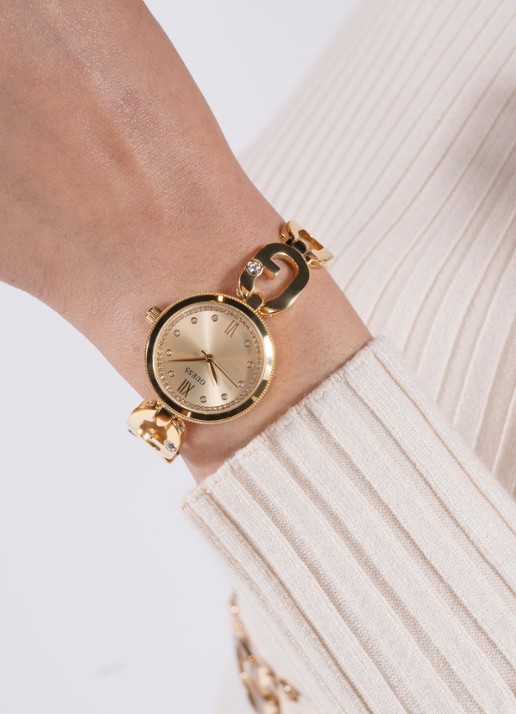 GUESS Empower horloge GW0759L2 - voorkant 5 goud