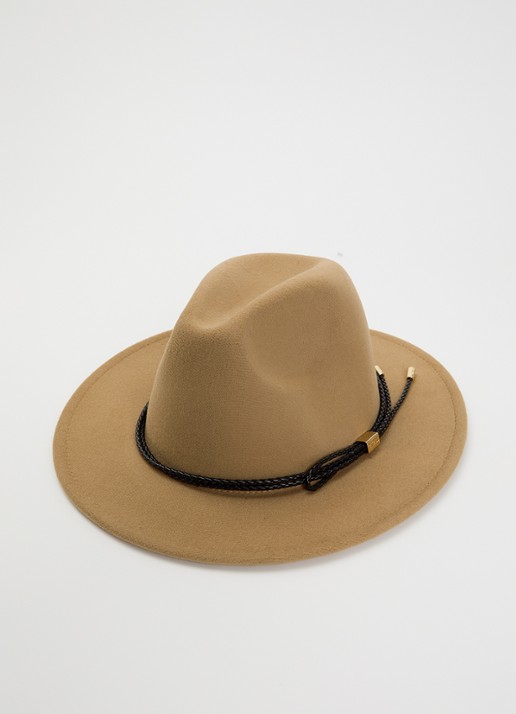GUESS Fedora hoed met gevlochten detail