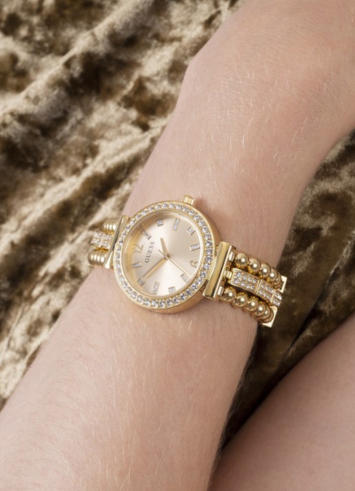 GUESS Gala horloge GW0401L2 - detail goud