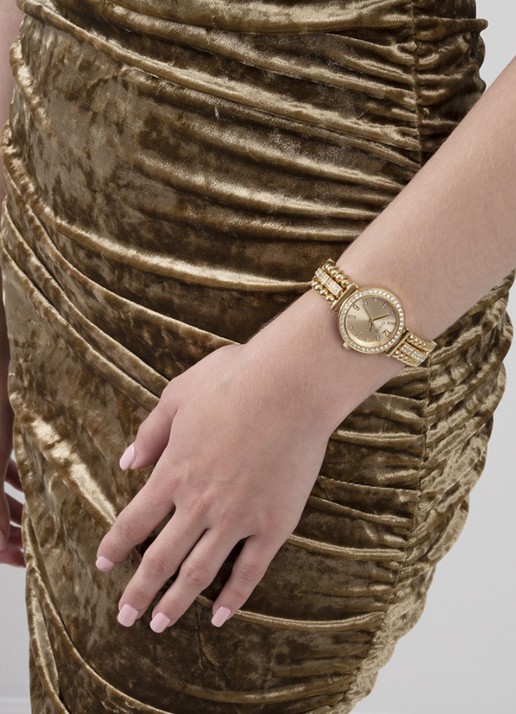 GUESS Gala horloge GW0401L2 - voorkant 6 goud