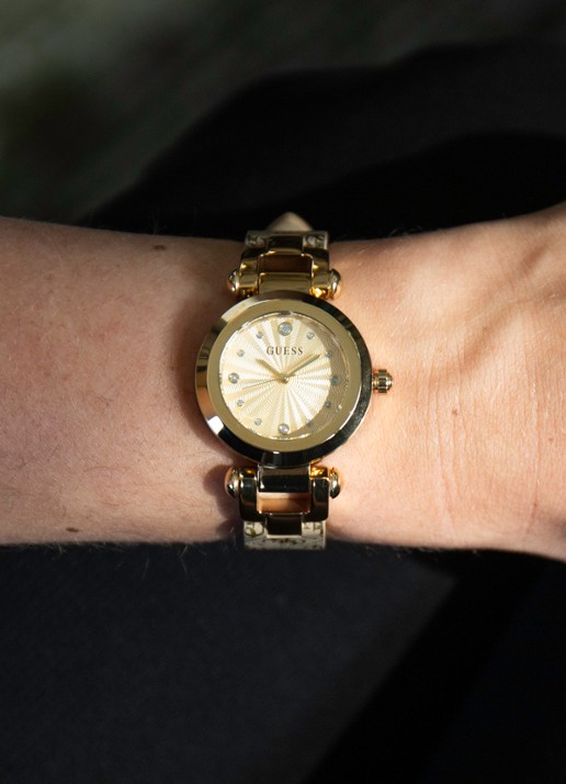 GUESS Ginger horloge GW1021L2 - detail goud