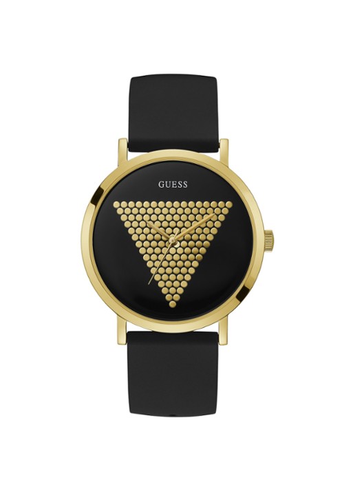 GUESS Imprint horloge W1161G1 - voorkant 5 zwart