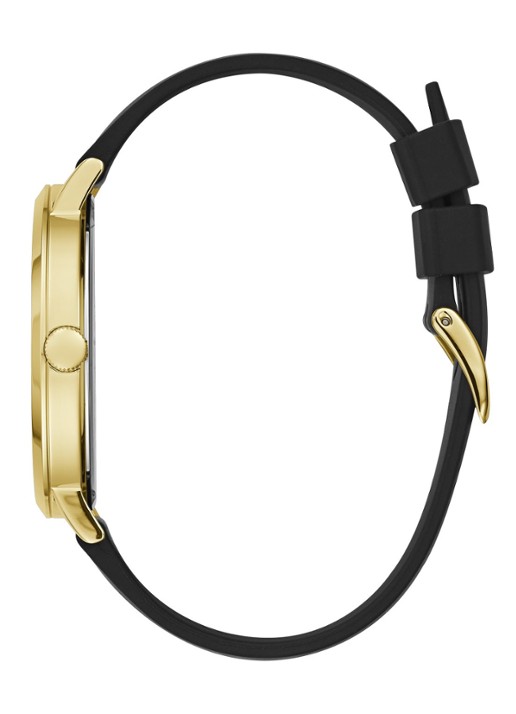 GUESS Imprint horloge W1161G1 - voorkant 6 zwart