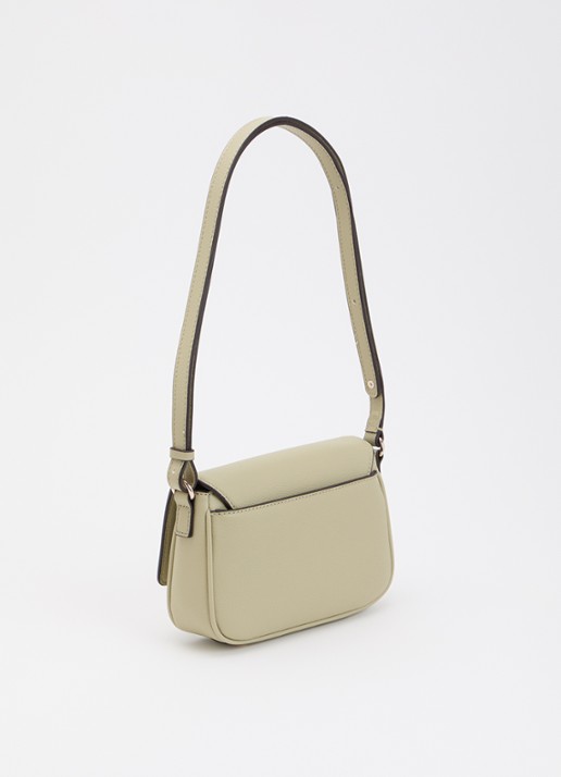 GUESS Isola crossbodytas met logo - achterkant lichtgroen
