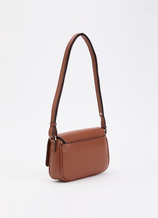 GUESS Isola crossbodytas met logo  - achterkant 6 bruin