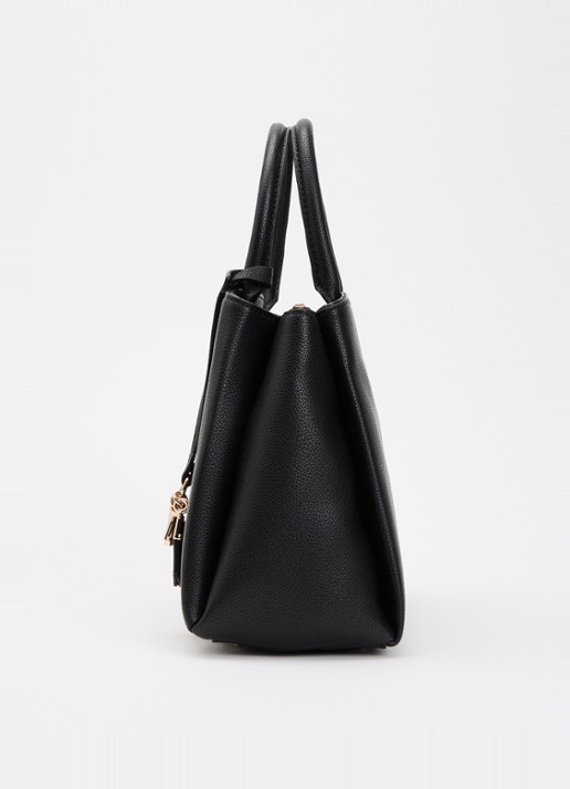 GUESS Isola handtas met tasbedel en afneembare schouderriem - detail 3 zwart