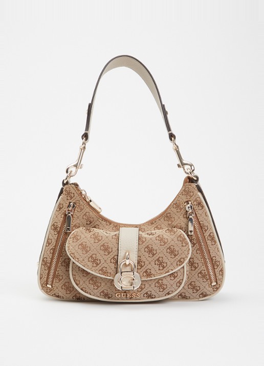 GUESS Jessa schoudertas met logoprint en afneembare schouderriem