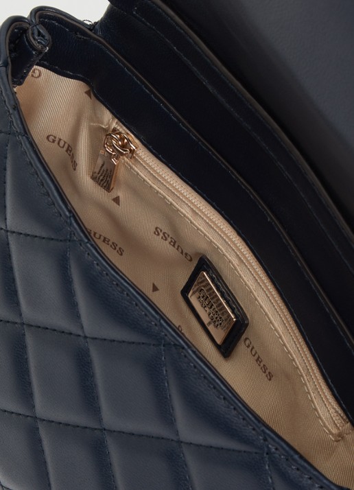 GUESS Juliet mini schoudertas met afneembare schoudertas  - detail 3 donkerblauw