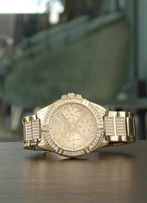 GUESS Lady Frontier horloge W1156L2 - detail 4 goud