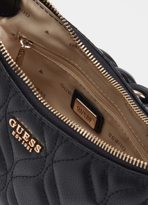 GUESS Maxine handtas met afneembare schouderriem - detail 3 zwart