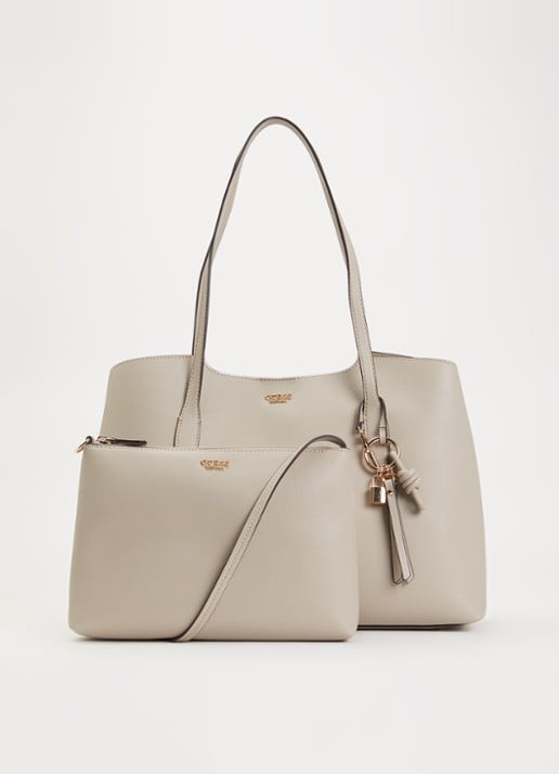 GUESS Melody schoudertas met uitneembaar etui en tasbedel