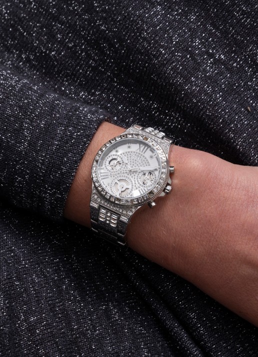 GUESS Moonlight horloge GW0320L1 - detail 5 zilver