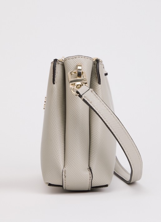 GUESS Noelle II 3 Comp schoudertas met afneembare schouderriem - detail 3 taupe
