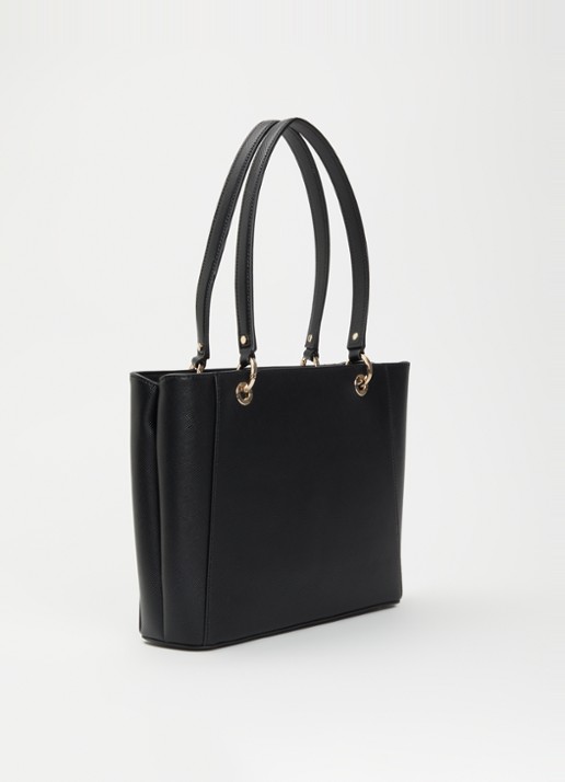 GUESS Noelle ll schoudertas met logoprint - achterkant 6 zwart