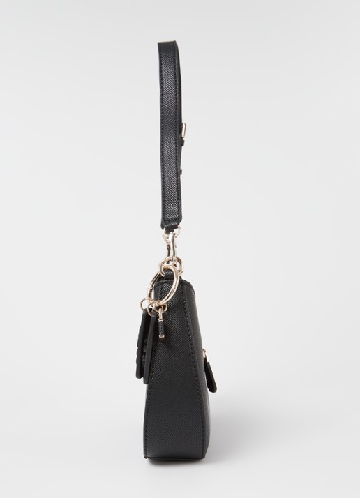 GUESS Noelle schoudertas met logo - detail 3 zwart