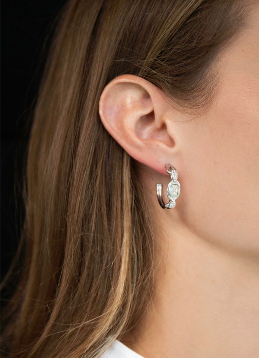 GUESS Oorringen JUBE06387JWRHT-U  - voorkant 3 zilver